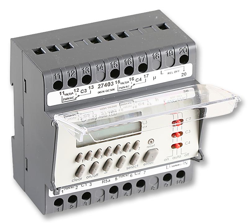 27403 Sangamo Controls TIME SWITCH, ELECTRONIC, 5 MODULE