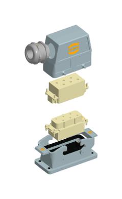 Bộ kit đầu nối công nghiệp Harting 73101000010