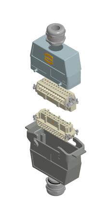 Bộ kit đầu nối công nghiệp Harting 73101000031