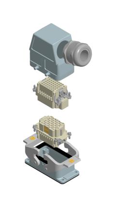 Bộ kit đầu nối công nghiệp Harting 73101000033