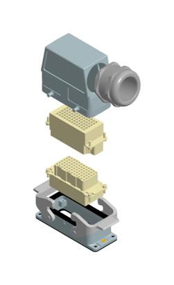 Bộ kit đầu nối công nghiệp Harting 73101000034