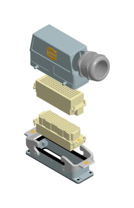 Bộ kit đầu nối công nghiệp Harting 73101000035