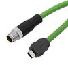 L-COM TRGIX619PU-GRN-3F