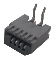MOLEX 52044-0445 FFC / FPC Board Connector, Non-ZIF, 1.25 mm, 4 Contacts, Receptacle, Easy-On 52044, Through Hole