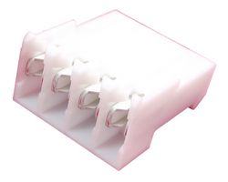 TE CONNECTIVITY - AMP 3-640429-4 IDC Connector, 24 AWG, IDC Receptacle, Female, 3.96 mm, 1 Row, 4 Contacts, Cable Mount