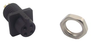 BINDER 09 9766 30 04 Circular Connector, Subminiature Circular Connector, 709 Series, Panel Mount Receptacle, 4 Contacts
