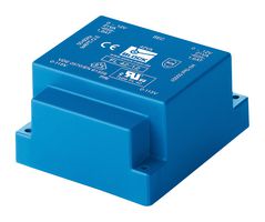 BLOCK FL42/12 PCB Transformer, UI 48 x 17, Encapsulated Safety Isolating, 2 x 115V, 2 x 12V, 42 VA, 50Hz / 60Hz