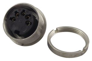 LUMBERG KGV 50 DIN Audio / Video Connector, 5 Contacts, Jack, Panel Mount, Solder, Silver Plated Contacts
