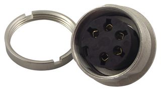 LUMBERG KGR 50/6 DIN Audio / Video Connector, 5 Contacts, Jack, PCB Mount, Solder, Silver Plated Contacts