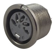 DELTRON COMPONENTS 690-0500 DIN Audio / Video Connector, Screened, 180°, 5 Contacts, Jack, PCB Mount, Through Hole Vertical