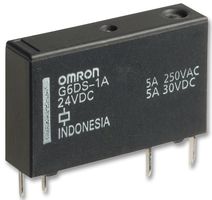OMRON ELECTRONIC COMPONENTS G6DS-1AH 5DC General Purpose Relay, G6DS Series, Power, Non Latching, SPST, 5 VDC, 5 A