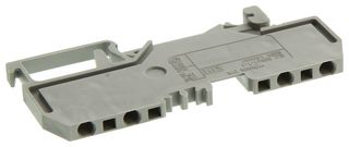WAGO 279-831 DIN Rail Mount Terminal Block, 4 Ways, 28 AWG, 16 AWG, 1.5 mm², Clamp, 18 A