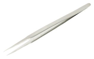MULTICOMP PRO D00336 Tweezer, Type 02 SA, Flat, 120 mm, Stainless Steel Body, Stainless Steel Tip