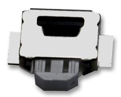 OMRON ELECTRONIC COMPONENTS B3U-3000P-B Tactile Switch, B3U Series, Side Actuated, Surface Mount, Rectangular Button, 162 gf