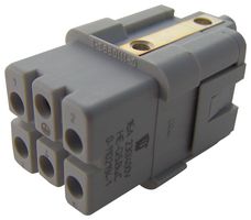 TE CONNECTIVITY - HTS 1102194-1 Heavy Duty Connector, HE-Q, Insert, 5 Contacts, 1, Receptacle