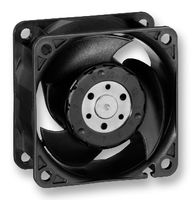 EBM-PAPST 614JH DC Axial Fan, 24 V, Square, 60 mm, 32 mm, Ball Bearing, 41.1 CFM