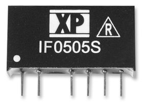 XP POWER IF2405S Isolated Through Hole DC/DC Converter, Regulated, ITE, SIP, 1:1, 1 W, 1 Output, 5 V