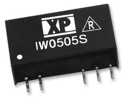 XP POWER IW1209SA Isolated Through Hole DC/DC Converter, Regulated, ITE, SIP, 2:1, 1 W, 1 Output, 9 V