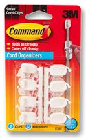 3M 17302 CLIP, SMALL CORD, ADHESIVE, PK8
