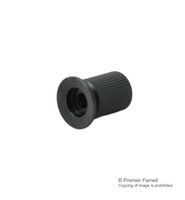 MULTICOMP KB00009 Knob, Round Shaft, 3.2 mm, Aluminium, Round with Indicator Line, 12.7 mm, KFS