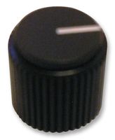 MULTICOMP CP-AE14-6-T18 KNOB, 13.8MM, BLACK, T18 SHAFT