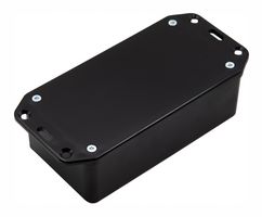 CAMDENBOSS BIM2004/IP-BLK Plastic Enclosure, Flanged Lid, ABS, 41 mm, 67 mm, 140 mm, IP54