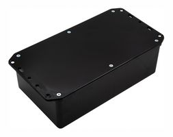 CAMDENBOSS BIM2006/IP-BLK Plastic Enclosure, Flanged Lid, ABS, 61 mm, 112 mm, 210 mm, IP54