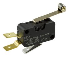 ZF D459-V3RD Microswitch, Snap Action, Roller Lever, SPDT, Quick Connect, 16 A