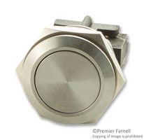 ARCOLECTRIC / BULGIN LIMITED MP0031 Vandal Resistant Switch, 19.2 mm, SPDT, Momentary, Round, Natural