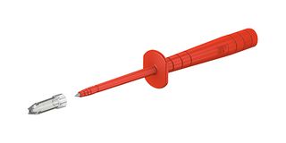 STAUBLI 24.0231-1 Test Probe Connector, 4mm, Red