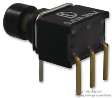 MULTICOMP PRO P8US8WR2C2M6RES Pushbutton Switch, SPDT, On-(On), Round, Black