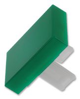 EAO 31-901.5 Lens, Illum, Plastic, Rectangular, Green, 31 Series