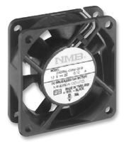 NMB TECHNOLOGIES 2408NL-04W-B40-P00 DC Axial Fan, 12 V, Square, 60 mm, 20 mm, Ball Bearing, 15.9 CFM