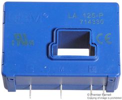 LEM LA 125-P Current Transducer, LA Series, 125A, -200A to 200A, 0.6 %, Closed Loop Output, 12 Vdc to 15 Vdc