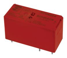 SCHRACK - TE CONNECTIVITY RT114024 General Purpose Relay, Power PCB Relay RT1 Series, Power, Non Latching, SPDT, 24 VDC, 12 A