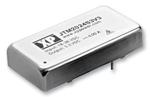 XP POWER JTM2024S3V3 Isolated Through Hole DC/DC Converter, 4:1 Input, ITE, DIP, 4:1, 20 W, 1 Output, 3.3 V