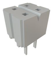 SAMTEC CES-102-01-T-D PCB Receptacle, Board-to-Board, 2.54 mm, 2 Rows, 4 Contacts, Through Hole Mount