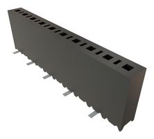 SAMTEC SSM-110-L-SV PCB Receptacle, Board-to-Board, 2.54 mm, 1 Rows, 10 Contacts, Surface Mount