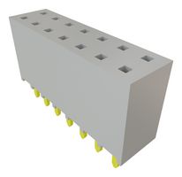SAMTEC SSW-107-01-G-D PCB Receptacle, Board-to-Board, 2.54 mm, 2 Rows, 14 Contacts, Through Hole Mount