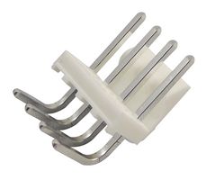 MOLEX 26-60-5040 Pin Header, Right Angle, Wire-to-Board, 3.96 mm, 1 Rows, 4 Contacts, Through Hole Right Angle