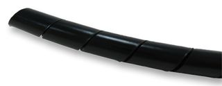 ABB - THOMAS & BETTS 7TCG054090R0238 Spiral Wrap, UV Resistant, UL94HB, 0.314 ", 8 mm, Polyethylene, Black, 33 ft, 10 m