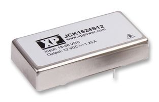 XP POWER JCK1524S05 Isolated Through Hole DC/DC Converter, 2:1 Input, ITE, DIP, 2:1, 15 W, 1 Output, 5 V