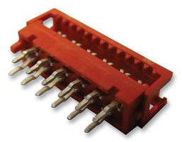 TE CONNECTIVITY - AMP 1-215570-2 IDC Connector, Board In Connector, 1.27 mm, 2 Row, 12 Contacts, Cable Mount, Through Hole Mount