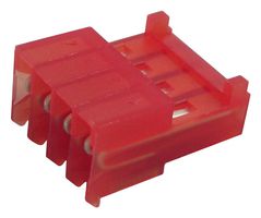 TE CONNECTIVITY - AMP 3-643813-4 IDC Connector, IDC Receptacle, Female, 2.54 mm, 1 Row, 4 Contacts, Cable Mount