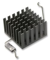BOYD 374324B60023G Heat Sink, Square, PCB, For Ball Grid Arrays, 30.6 °C/W, BGA, 27 mm, 10 mm, 27 mm