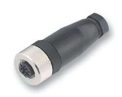 BINDER 99-0430-07-04 Circular Connector, Standard Circular Connector, 763 Series, Cable Mount Receptacle, 3 Contacts