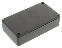 HAMMOND 1550BBK Metal Enclosure, Shielded, Diecast, IP54, Small, Diecast Aluminium, 30 mm, 64 mm, 115 mm, IP54