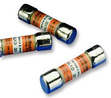 LITTELFUSE KLKD.100T Fuse, Industrial / Power, POWR-GARD KLKD, 100 mA, 600 VAC, 600 VDC, 10mm x 38mm, 13/32" x 1-1/2"