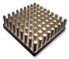FISCHER ELEKTRONIK ICK S 32 X 32 X 10 Heat Sink, Square, Pin, For CPU, 5.4 °C/W, Universal Processor, 32.7 mm, 10 mm, 32.7 mm