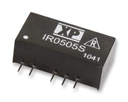 XP POWER IR0512S Isolated Through Hole DC/DC Converter, Semi Regulated, ITE, SIP, 1:1, 3 W, 2 Output, 12 V